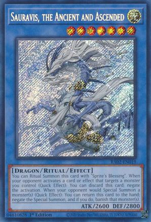 Sauravis, the Ancient and Ascended (Secret Rare) [RA02-EN019] Secret Rare - Yu-Gi-Oh! - Card Brawlers | Quebec | Canada |