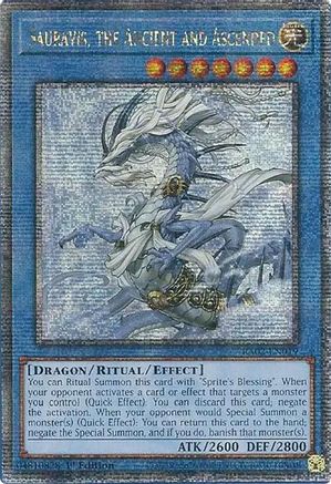 Sauravis, the Ancient and Ascended (Quarter Century Secret Rare) [RA02-EN019] Quarter Century Secret Rare - Yu-Gi-Oh! - Card Brawlers | Quebec | Canada |
