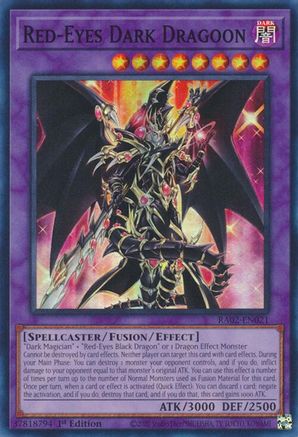 Red-Eyes Dark Dragoon [RA02-EN021] Super Rare - Yu-Gi-Oh! - Card Brawlers | Quebec | Canada |