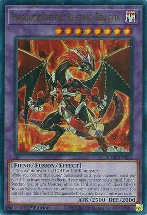 Masquerade the Blazing Dragon (UR) [RA02-EN022] Ultra Rare - Yu-Gi-Oh! - Card Brawlers | Quebec | Canada |