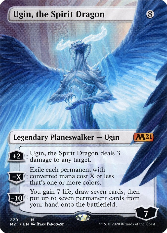 Ugin, the Spirit Dragon (279) (Borderless) [Core Set 2021] - Magic: The Gathering - Card Brawlers | Quebec | Canada |