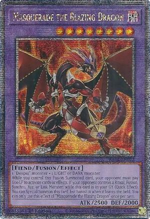 Masquerade the Blazing Dragon (Quarter Century Secret Rare) [RA02-EN022] Quarter Century Secret Rare - Yu-Gi-Oh! - Card Brawlers | Quebec | Canada |