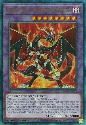 Masquerade the Blazing Dragon (PUR) [RA02-EN022] Prismatic Ultimate Rare - Yu-Gi-Oh! - Card Brawlers | Quebec | Canada |