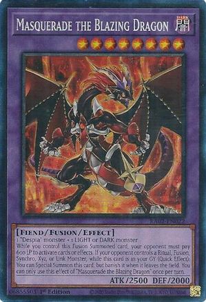 Masquerade the Blazing Dragon (PCR) [RA02-EN022] Prismatic Collector's Rare - Yu-Gi-Oh! - Card Brawlers | Quebec | Canada |