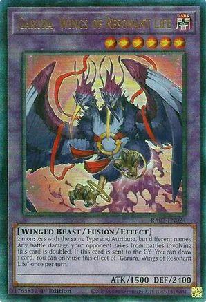 Garura, Wings of Resonant Life (PUR) [RA02-EN024] Prismatic Ultimate Rare - Yu-Gi-Oh! - Card Brawlers | Quebec | Canada |