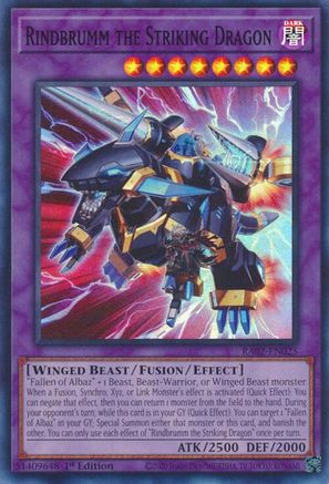 Rindbrumm the Striking Dragon [RA02-EN025] Super Rare - Yu-Gi-Oh! - Card Brawlers | Quebec | Canada |