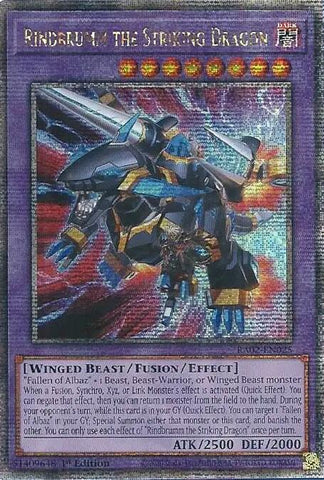Rindbrumm the Striking Dragon (Quarter Century Secret Rare) [RA02-EN025] Quarter Century Secret Rare - Yu-Gi-Oh! - Card Brawlers | Quebec | Canada |