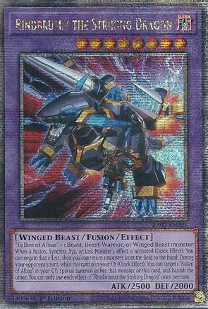 Rindbrumm the Striking Dragon (Quarter Century Secret Rare) [RA02-EN025] Quarter Century Secret Rare
