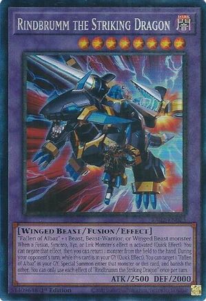 Rindbrumm the Striking Dragon (PCR) [RA02-EN025] Prismatic Collector's Rare - Yu-Gi-Oh! - Card Brawlers | Quebec | Canada |