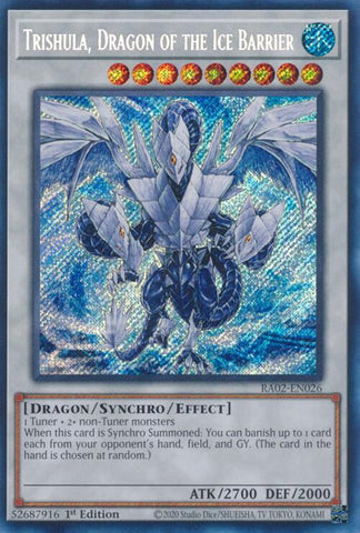 Trishula, Dragon of the Ice Barrier (Secret Rare) [RA02-EN026] Secret Rare - Yu-Gi-Oh! - Card Brawlers | Quebec | Canada |