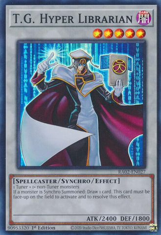 T.G. Hyper Librarian [RA02-EN027] Super Rare - Yu-Gi-Oh! - Card Brawlers | Quebec | Canada |
