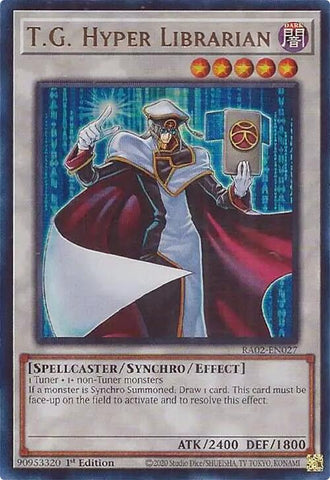 T.G. Hyper Librarian (UR) [RA02-EN027] Ultra Rare - Yu-Gi-Oh! - Card Brawlers | Quebec | Canada |