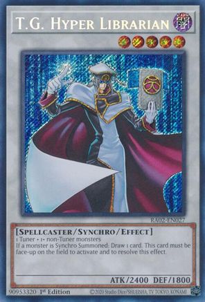 T.G. Hyper Librarian (Secret Rare) [RA02-EN027] Secret Rare - Yu-Gi-Oh! - Card Brawlers | Quebec | Canada |