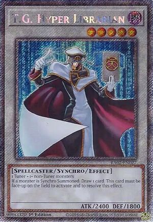 T.G. Hyper Librarian (Platinum Secret Rare) [RA02-EN027] Platinum Secret Rare - Yu-Gi-Oh! - Card Brawlers | Quebec | Canada |