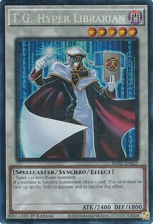 T.G. Hyper Librarian (PCR) [RA02-EN027] Prismatic Collector's Rare - Yu-Gi-Oh! - Card Brawlers | Quebec | Canada |