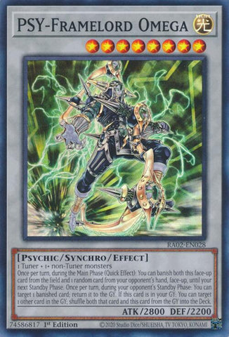 PSY-Framelord Omega [RA02-EN028] Super Rare - Yu-Gi-Oh! - Card Brawlers | Quebec | Canada |