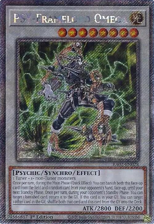 PSY-Framelord Omega (Platinum Secret Rare) [RA02-EN028] Platinum Secret Rare