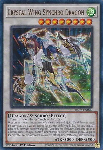 Crystal Wing Synchro Dragon (UR) [RA02-EN029] Ultra Rare - Yu-Gi-Oh! - Card Brawlers | Quebec | Canada |