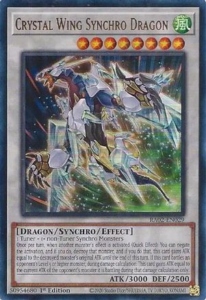 Crystal Wing Synchro Dragon (UR) [RA02-EN029] Ultra Rare - Yu-Gi-Oh! - Card Brawlers | Quebec | Canada |