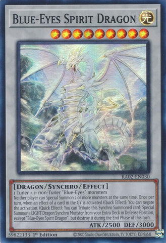 Blue-Eyes Spirit Dragon [RA02-EN030] Super Rare - Yu-Gi-Oh! - Card Brawlers | Quebec | Canada |
