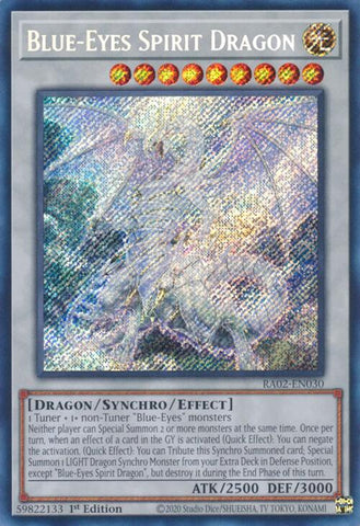 Blue-Eyes Spirit Dragon (Secret Rare) [RA02-EN030] Secret Rare - Yu-Gi-Oh! - Card Brawlers | Quebec | Canada |