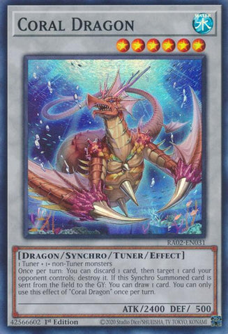 Coral Dragon [RA02-EN031] Super Rare - Yu-Gi-Oh! - Card Brawlers | Quebec | Canada |