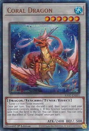 Coral Dragon (PUR) [RA02-EN031] Prismatic Ultimate Rare - Yu-Gi-Oh! - Card Brawlers | Quebec | Canada |
