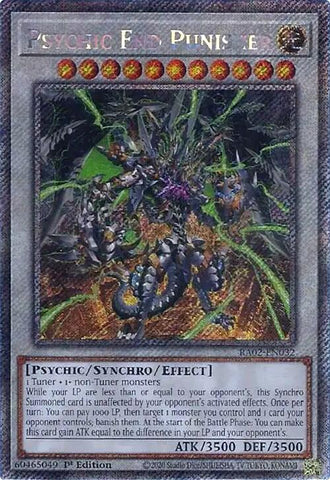 Psychic End Punisher (Platinum Secret Rare) [RA02-EN032] Platinum Secret Rare