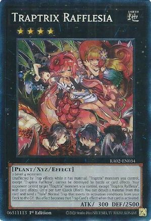 Traptrix Rafflesia (PCR) [RA02-EN034] Rare de collection prismatique 
