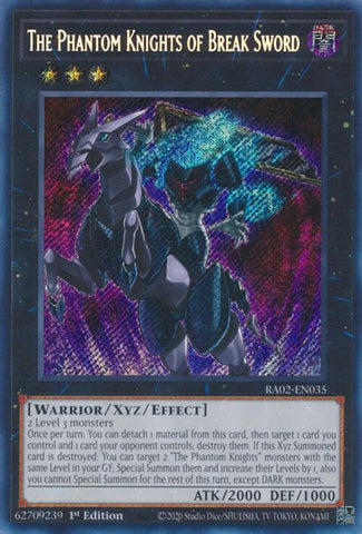 The Phantom Knights of Break Sword (Secret Rare) [RA02-EN035] Secret Rare - Yu-Gi-Oh! - Card Brawlers | Quebec | Canada |