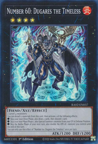 Number 60: Dugares the Timeless [RA02-EN037] Super Rare - Yu-Gi-Oh! - Card Brawlers | Quebec | Canada |