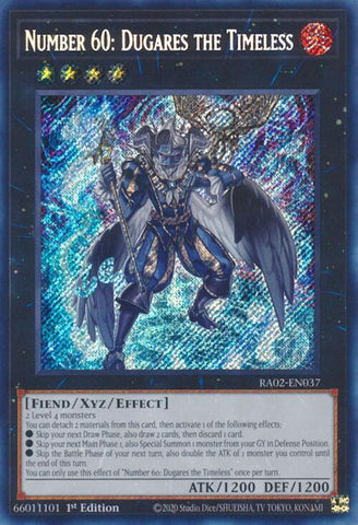 Number 60: Dugares the Timeless (Secret Rare) [RA02-EN037] Secret Rare - Yu-Gi-Oh! - Card Brawlers | Quebec | Canada |