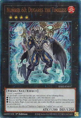 Number 60: Dugares the Timeless (PUR) [RA02-EN037] Prismatic Ultimate Rare - Yu-Gi-Oh! - Card Brawlers | Quebec | Canada |