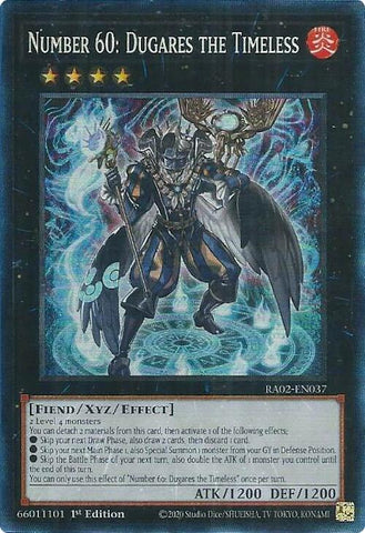 Number 60: Dugares the Timeless (PCR) [RA02-EN037] Prismatic Collector's Rare - Yu-Gi-Oh! - Card Brawlers | Quebec | Canada |