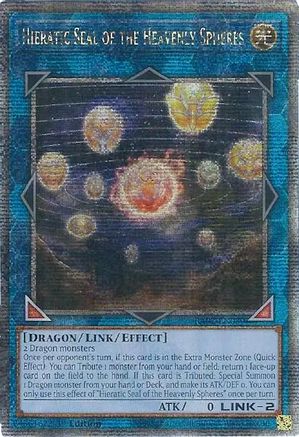 Hieratic Seal of the Heavenly Spheres (Quarter Century Secret Rare) [RA02-EN039] Quarter Century Secret Rare - Yu-Gi-Oh! - Card Brawlers | Quebec | Canada |