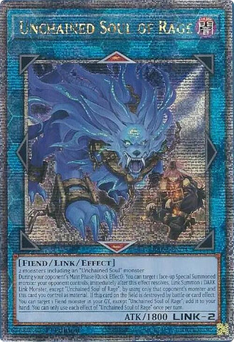 Unchained Soul of Rage (Quarter Century Secret Rare) [RA02-EN041] Quarter Century Secret Rare