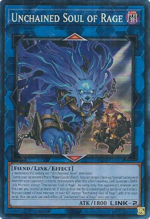 Unchained Soul of Rage (PCR) [RA02-EN041] Prismatic Collector's Rare