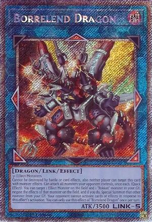 Borrelend Dragon (Platinum Secret Rare) [RA02-EN043] Platinum Secret Rare