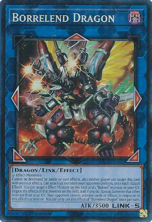 Borrelend Dragon (PCR) [RA02-EN043] Prismatic Collector's Rare