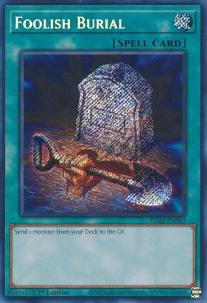 Foolish Burial (Secret Rare) [RA02-EN049] Secret Rare - Yu-Gi-Oh! - Card Brawlers | Quebec | Canada |