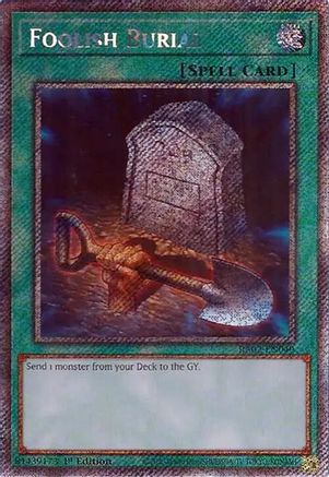 Foolish Burial (Platinum Secret Rare) [RA02-EN049] Platinum Secret Rare - Yu-Gi-Oh! - Card Brawlers | Quebec | Canada |
