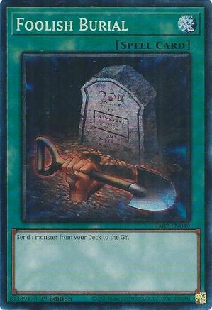 Foolish Burial (PCR) [RA02-EN049] Prismatic Collector's Rare - Yu-Gi-Oh! - Card Brawlers | Quebec | Canada |
