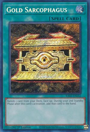 Gold Sarcophagus (Secret Rare) [RA02-EN052] Secret Rare - Yu-Gi-Oh! - Card Brawlers | Quebec | Canada |
