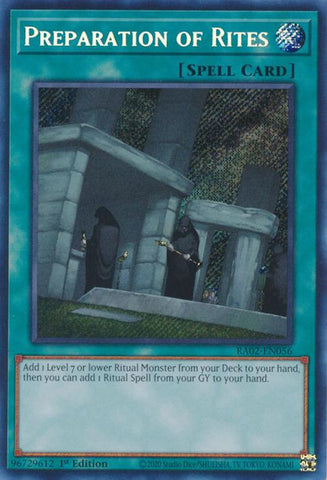 Preparation of Rites (Secret Rare) [RA02-EN056] Secret Rare - Yu-Gi-Oh! - Card Brawlers | Quebec | Canada |