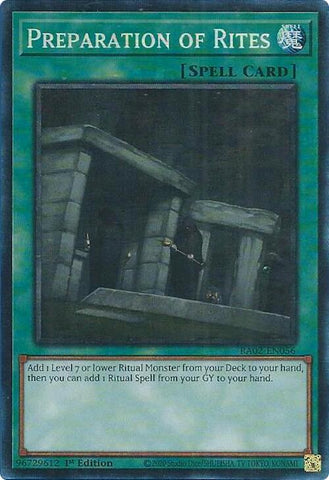 Preparation of Rites (PCR) [RA02-EN056] Prismatic Collector's Rare