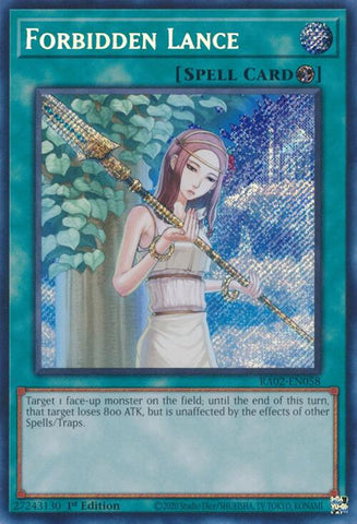 Forbidden Lance (Secret Rare) [RA02-EN058] Secret Rare - Yu-Gi-Oh! - Card Brawlers | Quebec | Canada |