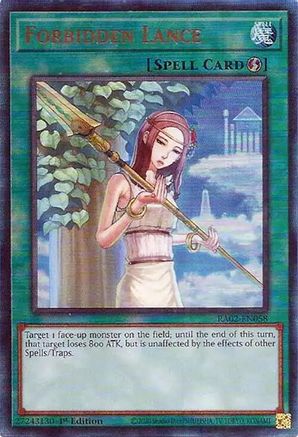 Forbidden Lance (PUR) [RA02-EN058] Prismatic Ultimate Rare - Yu-Gi-Oh! - Card Brawlers | Quebec | Canada |