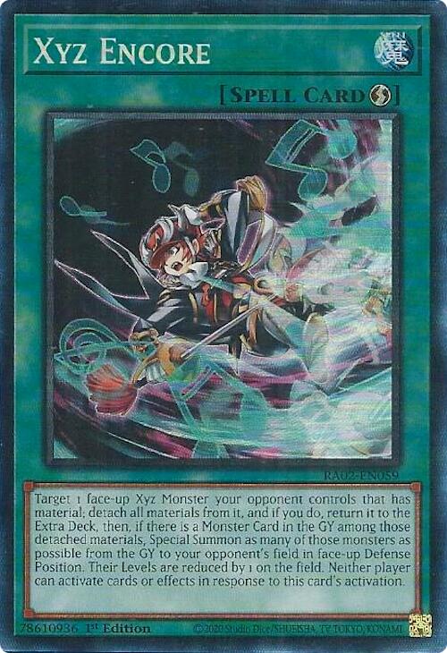 Xyz Encore (PCR) [RA02-EN059] Prismatic Collector's Rare