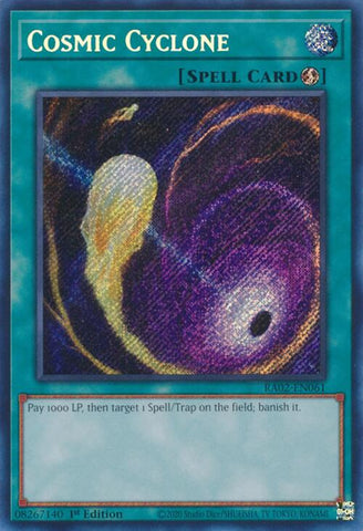 Cosmic Cyclone (Secret Rare) [RA02-EN061] Secret Rare - Yu-Gi-Oh! - Card Brawlers | Quebec | Canada |