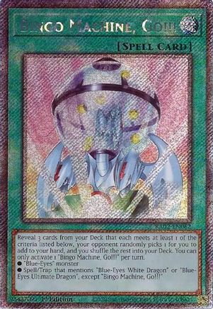 Bingo Machine, Go!!! (Platinum Secret Rare) [RA02-EN062] Platinum Secret Rare - Yu-Gi-Oh! - Card Brawlers | Quebec | Canada |